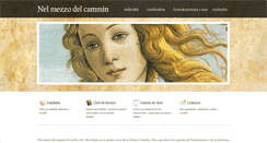 Desktop Screenshot of nelmezzodelcammin.es